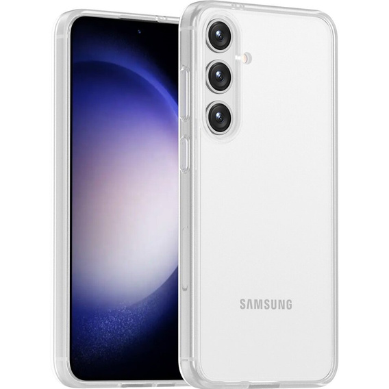 Tok Samsung Galaxy S24+ Plus, Fusion Hybrid, kameravédelemmel, átlátszó