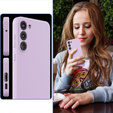 Telefontok a Samsung Galaxy S23 5G, Silicone Lite, lila