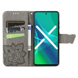 Pattintható tok a Realme 9i / Oppo A96, Butterfly, szürke
