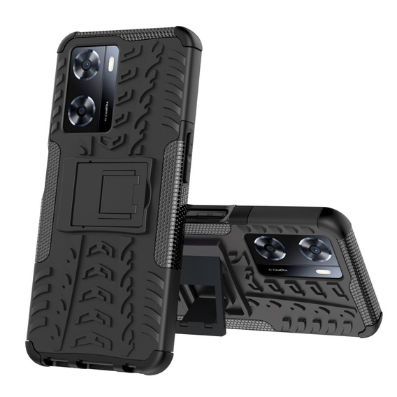 Telefontok a Oppo A57s, Tire Armor, fekete