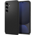 A Spigen tok Samsung Galaxy S24 FE, Liquid Air, fekete + 9H edzett üveghez