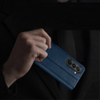 Pattintható tok a Samsung Galaxy Z Fold5 5G, Wallet, kék