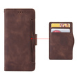 Pattintható tok a Infinix Hot 50 4G, Card Slot, barna