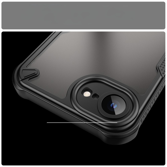 Telefontok a Iphone 16E, Armor Frosted Case, fekete