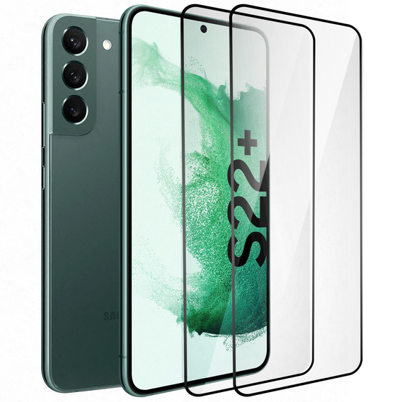 2x edzett üveg a Samsung Galaxy S22, ERBORD 3D teljes képernyő
