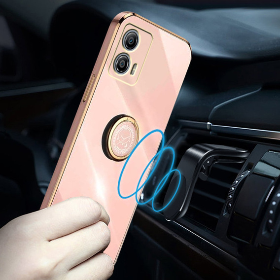 Telefontok a Motorola Moto G53 5G, Electro Ring, rózsaszín rose gold