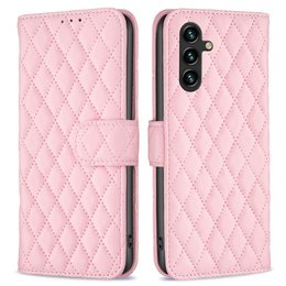 Pattintható tok a Samsung Galaxy A56, Wallet, BINFEN COLOR, rózsaszín