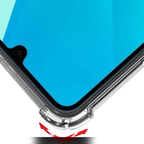 Tok a Samsung Galaxy A16, Fusion Hybrid, MagSafe-hoz, átlátszó + üveg a képernyőhöz