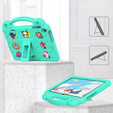 Gyermek tok Lenovo Tab M10 10.1 Gen 3 TB-328FU/TB-328XU, Cute Patterns, állvánnyal, zöld