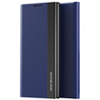 Pattintható tok a Samsung Galaxy M33 5G, Side Magnetic, sötétkék