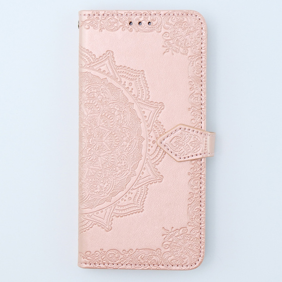 Pattintható tok a Xiaomi 13T / 13T Pro, Mandala, rózsaszín rose gold
