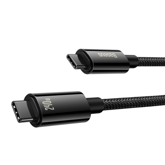 Baseus USB-C–USB-C 240 W-os kábel Power Delivery technológiával USB-C csatlakozóval rendelkező eszközökhöz