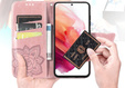 Pattintható tok a Oppo Reno 12, Butterfly, rózsaszín rose gold