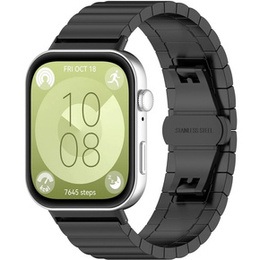 Acél karkötő Huawei Watch Fit 4 / 4 Pro / 3, Fekete