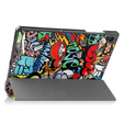 Tok Samsung Galaxy Tab A9+, Smartcase, graffiti