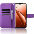 Pattintható tok a Realme 12 Pro 5G / 12 Pro+ 5G, Wallet Smart Magnet, lila