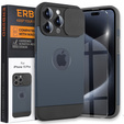 Telefontok a iPhone 15 Pro Max, ERBORD MagProtect Slide Camera, titánium kék