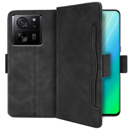 Pattintható tok a Xiaomi 13T / 13T Pro, Card Slot, fekete