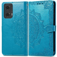 Pattintható tok a Motorola Moto E14, Mandala, kék