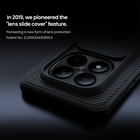 NILLKIN Camshield Pro tok kameravédővel a Xiaomi Redmi Note 15 Pro Plus 5G készülékhez