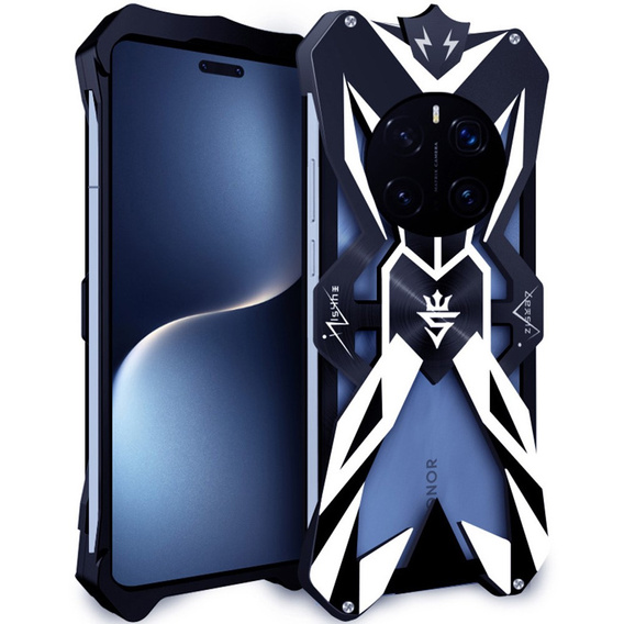 Páncélozott tok Honor Magic 7 Pro 5G, Aluminum Alloy, fekete