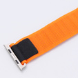 Nylon szíj Apple Watch 1/2/3/4/4/5/6/7/8/SE/ULTRA 42/44/45/45/49mm, narancssárga /  fekete