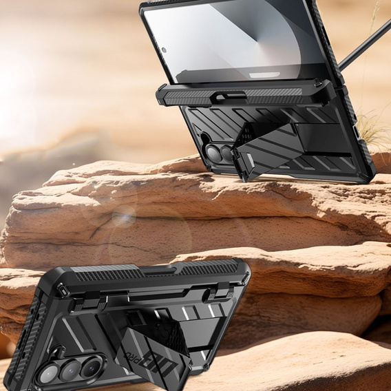 Supcase Unicorn Beetle Pro tok 9H üveggel és Slim S-Pen tárolóval Samsung Galaxy Z Fold6 készülékekhez