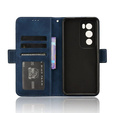 Pattintható tok a Oppo Reno 12 Pro, Card Slot, sötétkék