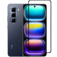 3D edzett üveg Infinix Hot 50 Pro 4G készülékhez, fekete keret