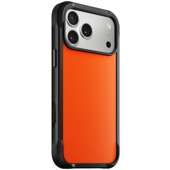 Nomad tok iPhone 17 Pro Max készülékhez, robusztus tok MagSafe, narancssárga