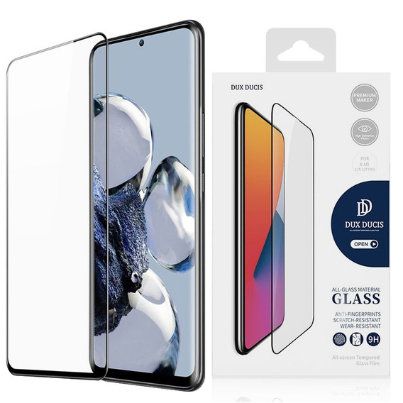 Edzett üveg Xiaomi 12T / 12T Pro, Dux Ducis teljes képernyőhöz, fekete