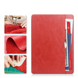 Tok iPad 10.2 2021 / 2020 / 2019, Business Card and Pen Slotl, piros