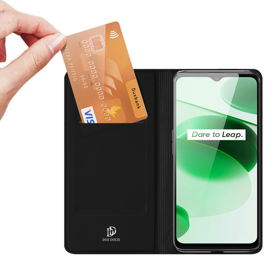 Dux Ducis Telefontok a Realme C35, Skinpro, fekete
