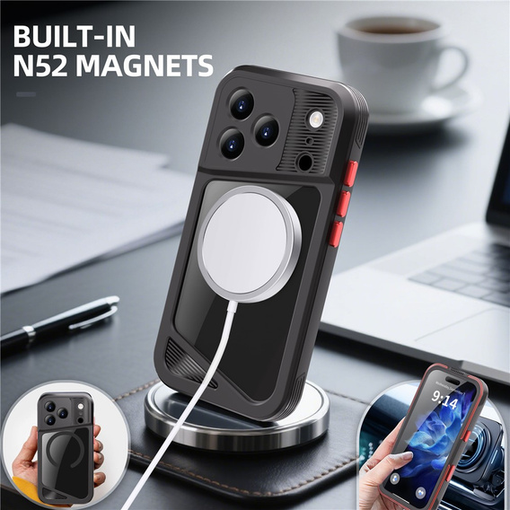 SHELLBOX GTM IP68 vízálló tok MagSafe-vel iPhone 17 Pro-hoz