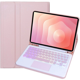 Megvilágított Bluetooth billentyűzettel és érintőpaddal ellátott tok Samsung Galaxy Tab S11 készülékhez