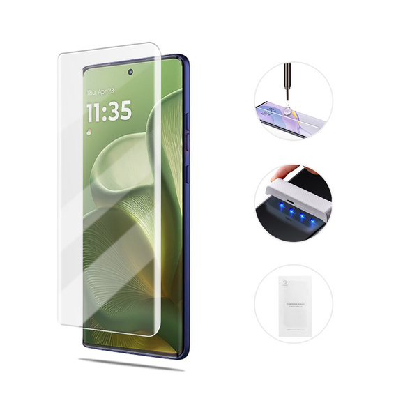 UV edzett üveg Motorola Edge 60 Pro készülékhez