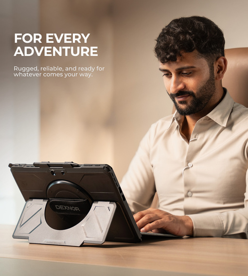 Dexnor 360° tok pánttal és tolltartóval a Microsoft Surface Pro 11/10/9 készülékekhez