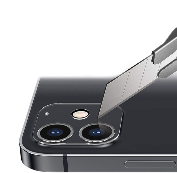 Edzett kameraüveg iPhone 12, átlátszó