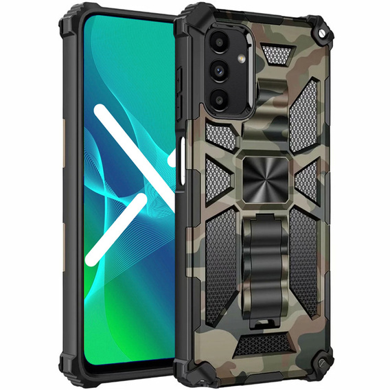 Telefontok a Samsung Galaxy A04S / A13 5G, Armor Kickstand, zöld