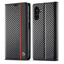 Pattintható tok a Samsung Galaxy S25 FE, Carbon LC.IMEEKE, fekete