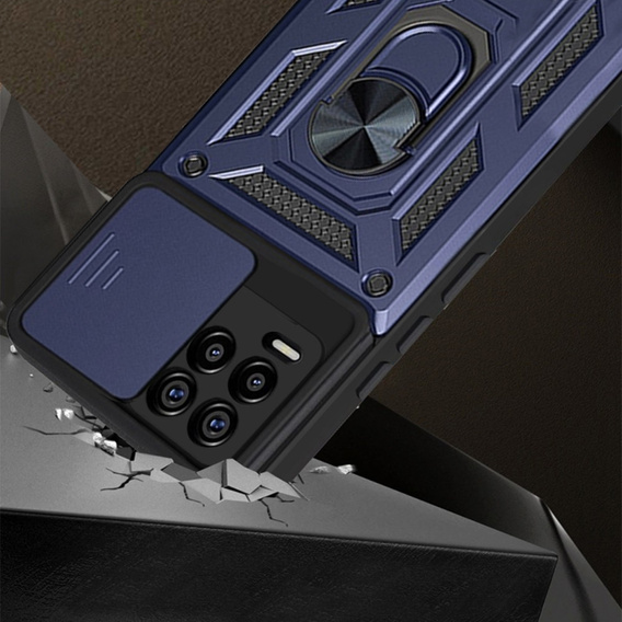 Telefontok a Realme 8 / 8 Pro, CamShield Slide, kék