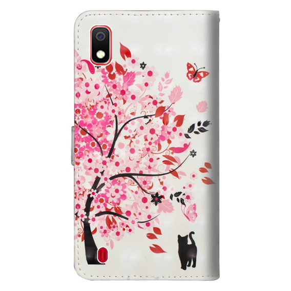 Pattintható tok a Samsung Galaxy A10, Wallet, Cat & Tree