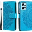 Pattintható tok a Xiaomi Redmi Note 12 4G, Mandala, kék
