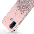 Telefontok a Oppo A53 2020, Glittery, rózsaszín