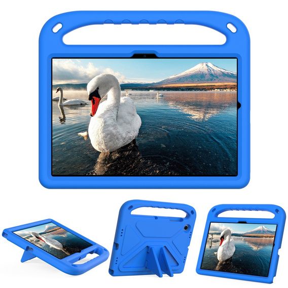 Gyermek tok Samsung Galaxy Tab A8 10.5, gyermek tok fogantyúval, kék