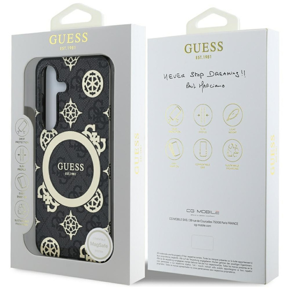 GUESS mágneses IML Peony tok Samsung Galaxy S25 készülékhez