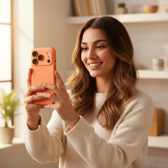 Mágneses tok beépített kameraüveggel iPhone 17 Pro Max készülékhez