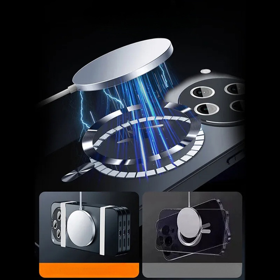 Tok Oppo Find X8 Pro készülékhez, MagSafe, fekete