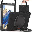 Gyerek tok Samsung Galaxy Tab A8 10.5 SM-X200 SM-X205, páncélozott, pánttal, kék
