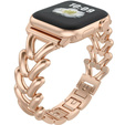 Karkötő Apple Watch 1/2/3/4/5/6/7/8/SE 38/40/41MM, Rózsaszín rózsaarany